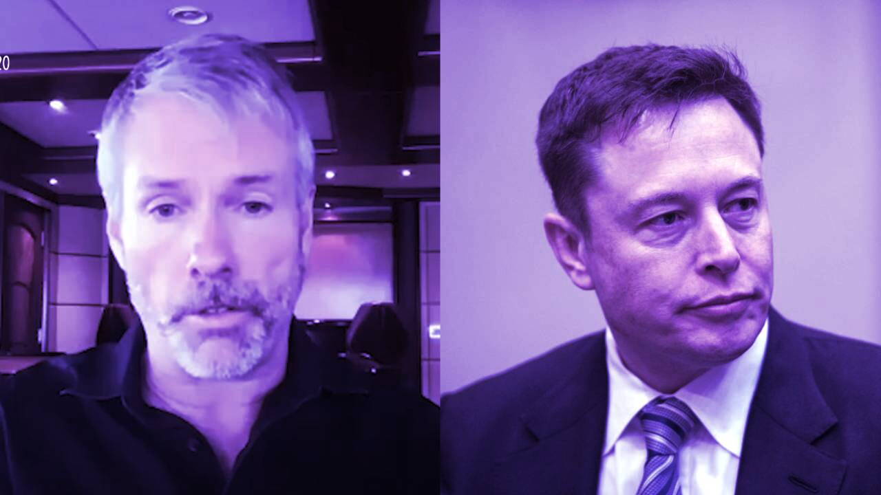 This Week on Crypto Twitter: Michael Saylor Goads Elon Musk for Tesla’s Bitcoin Dump