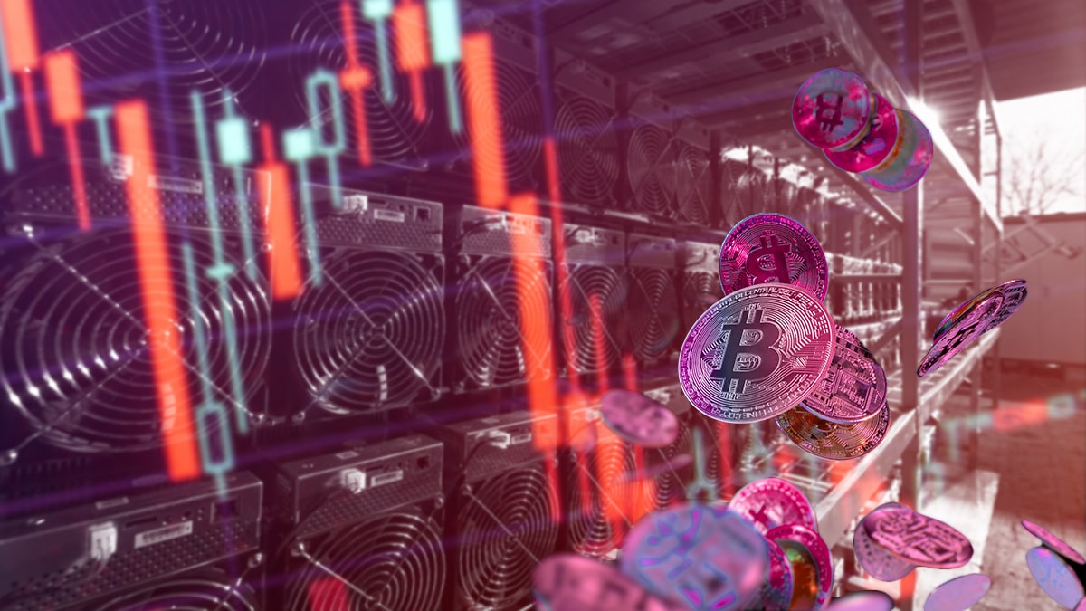 Precio de bitcoin sigue a la baja por las ventas masivas de los mineros