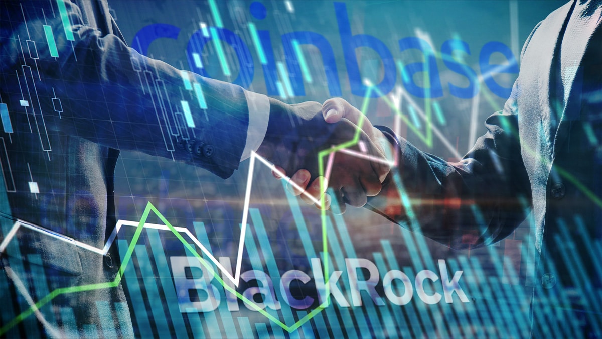 Acciones de Coinbase suben 45% tras alianza con el gigante BlackRock