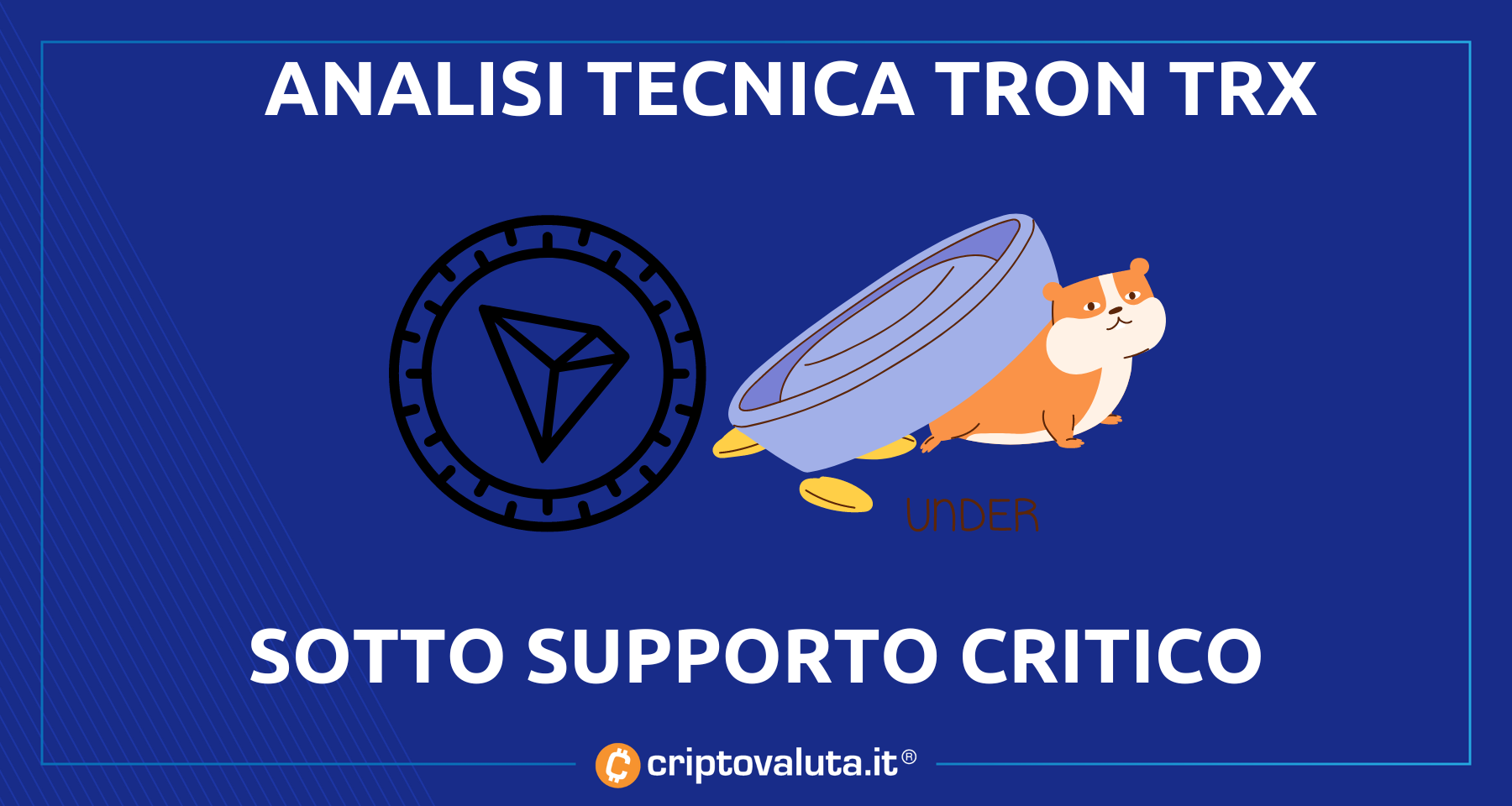 Analisi prezzo Tron | La crypto TRX sotto supporto critico