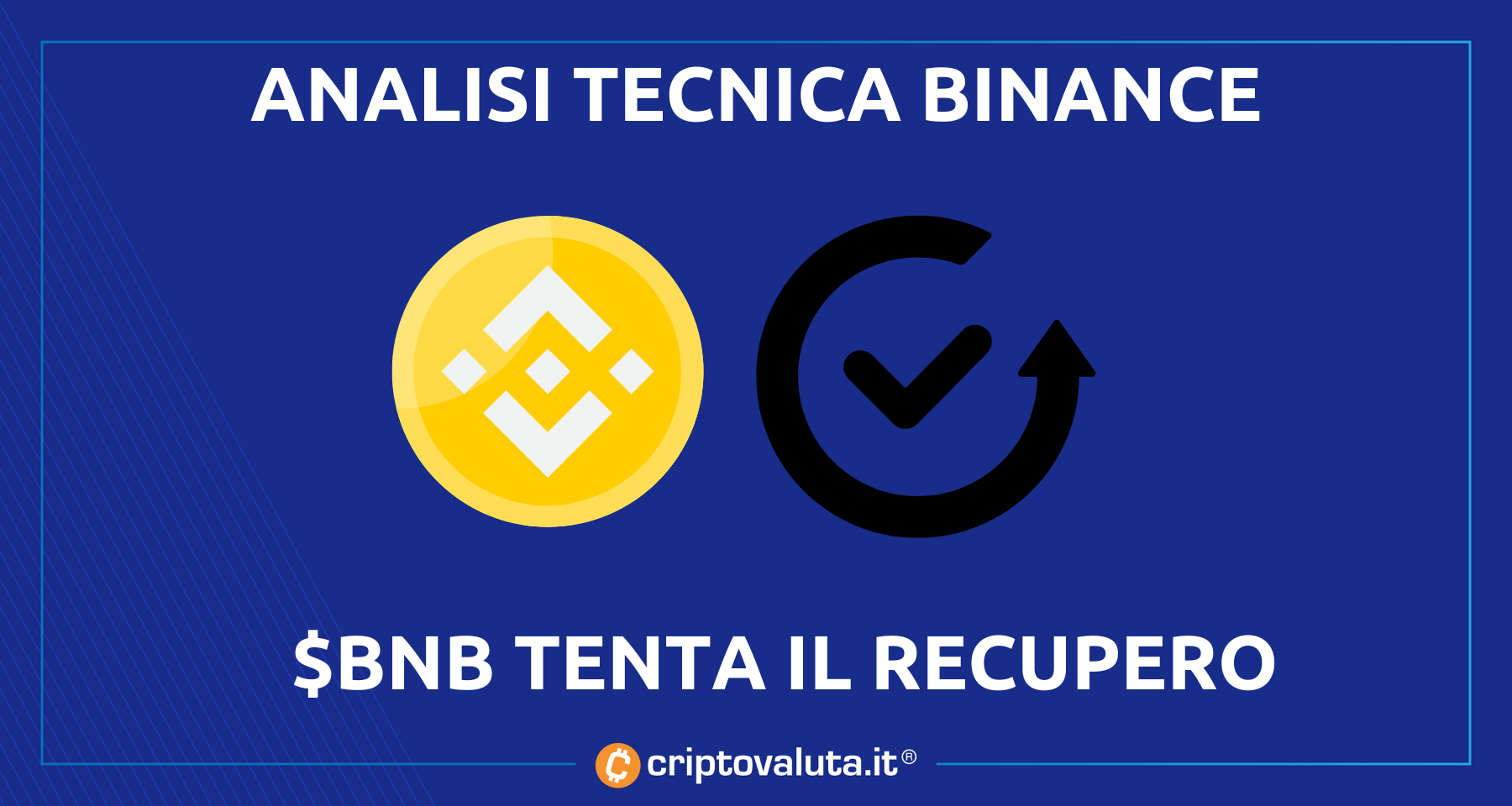Analisi prezzo Binance (BNB) | tentativo di recupero in corso dopo un -11.50%