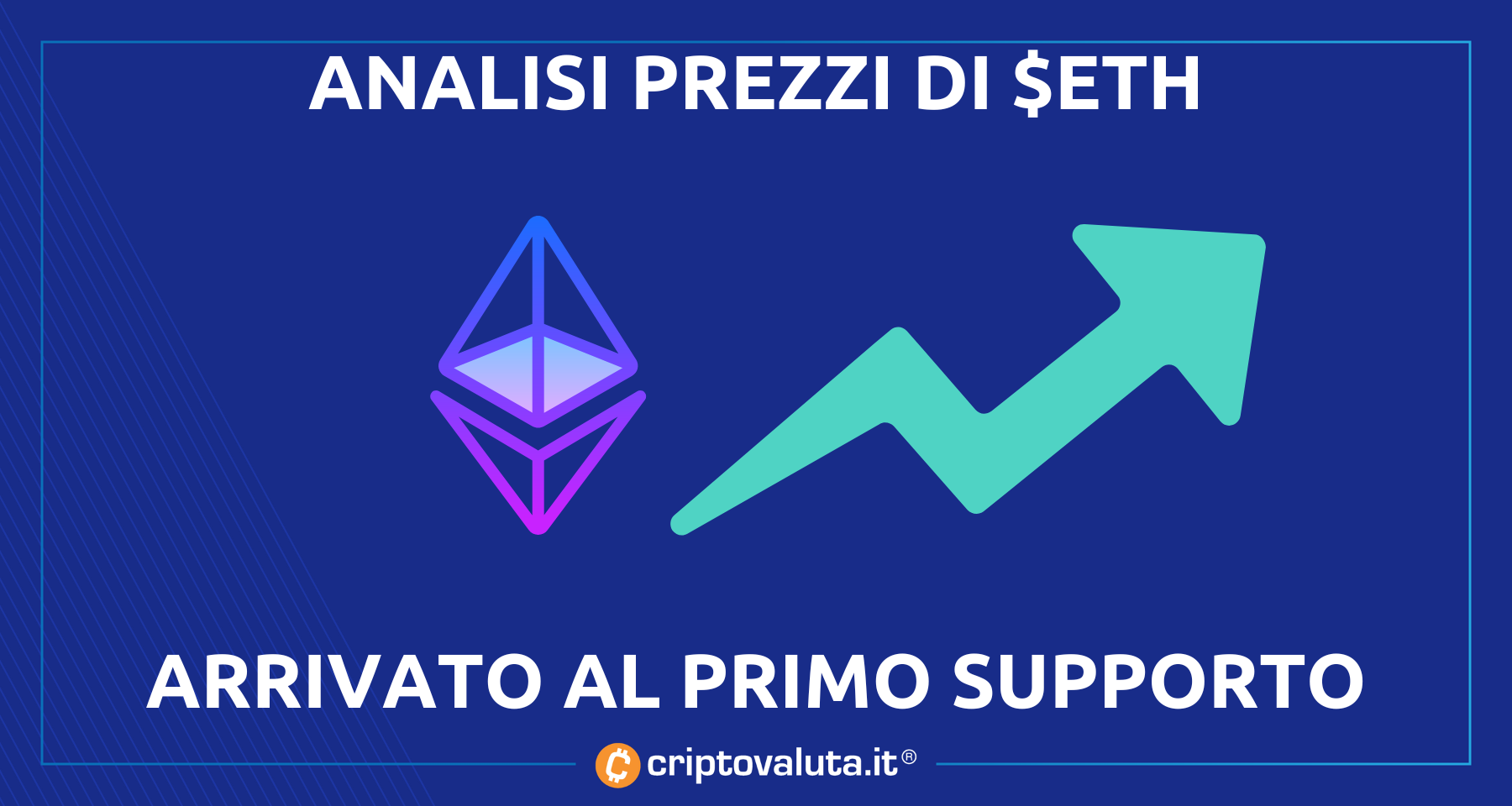 Ethereum: analisi prezzi | ETH nella notte è arrivato al primo supporto