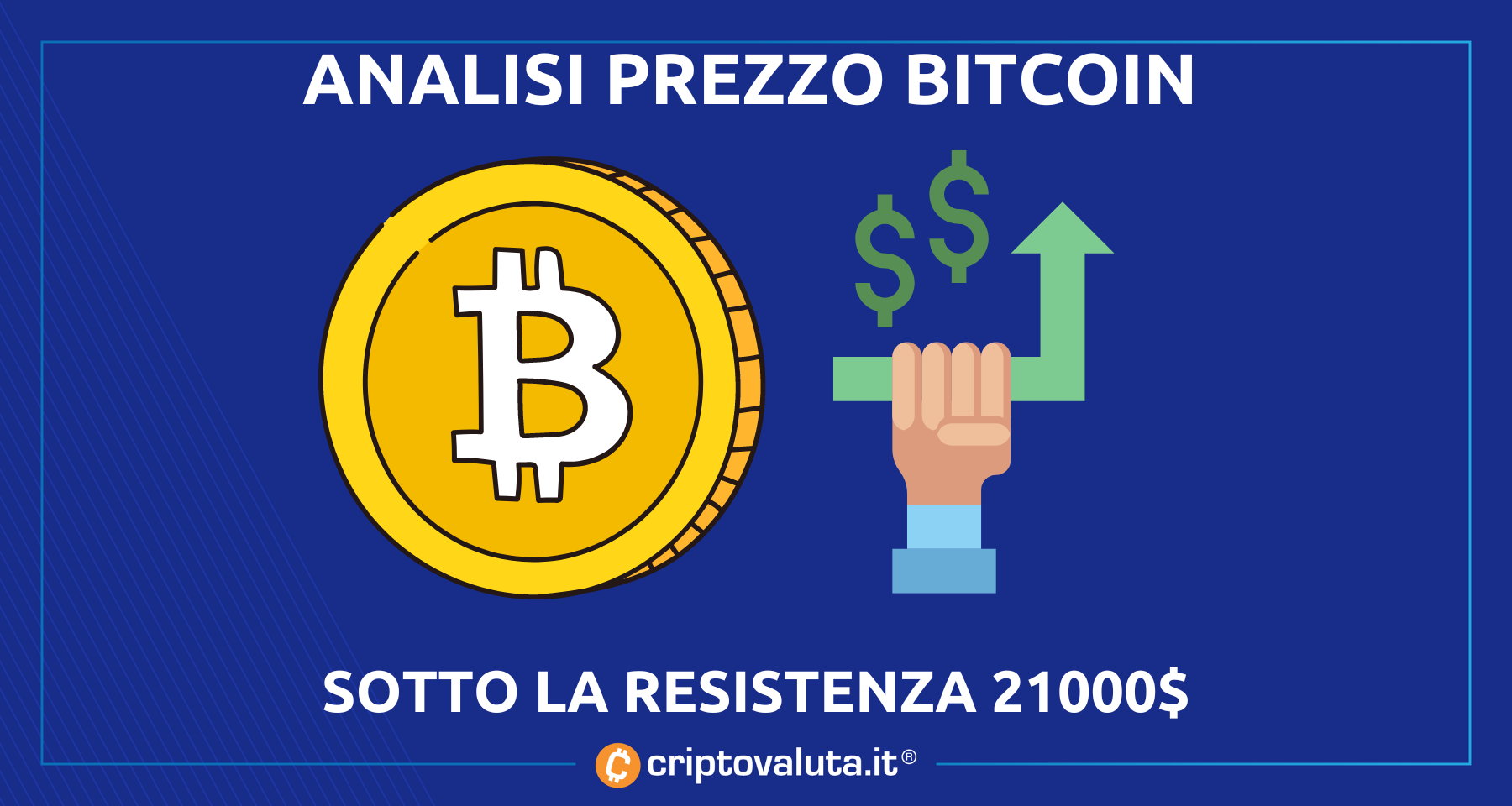 Bitcoin analisi e prezzo: sulla resistenza | BTC deve rompere 21000$