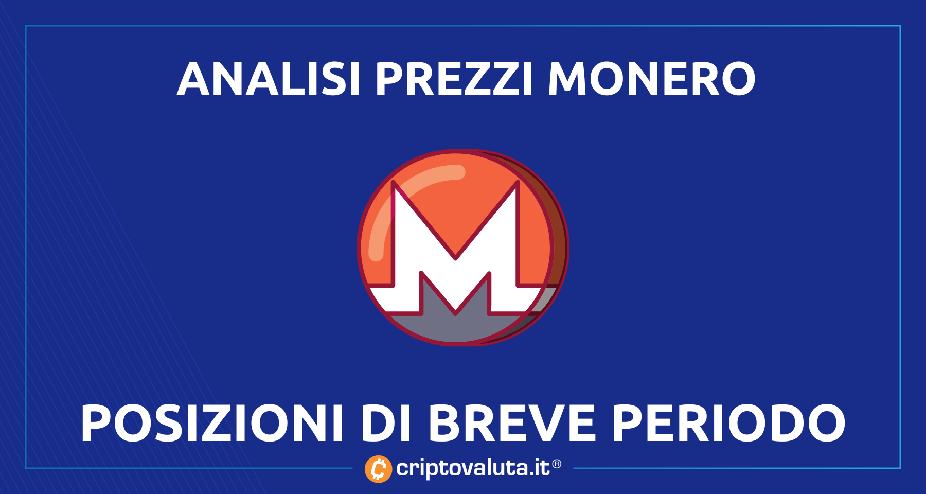 Monero: analisi prezzo | Solo posizioni di breve periodo