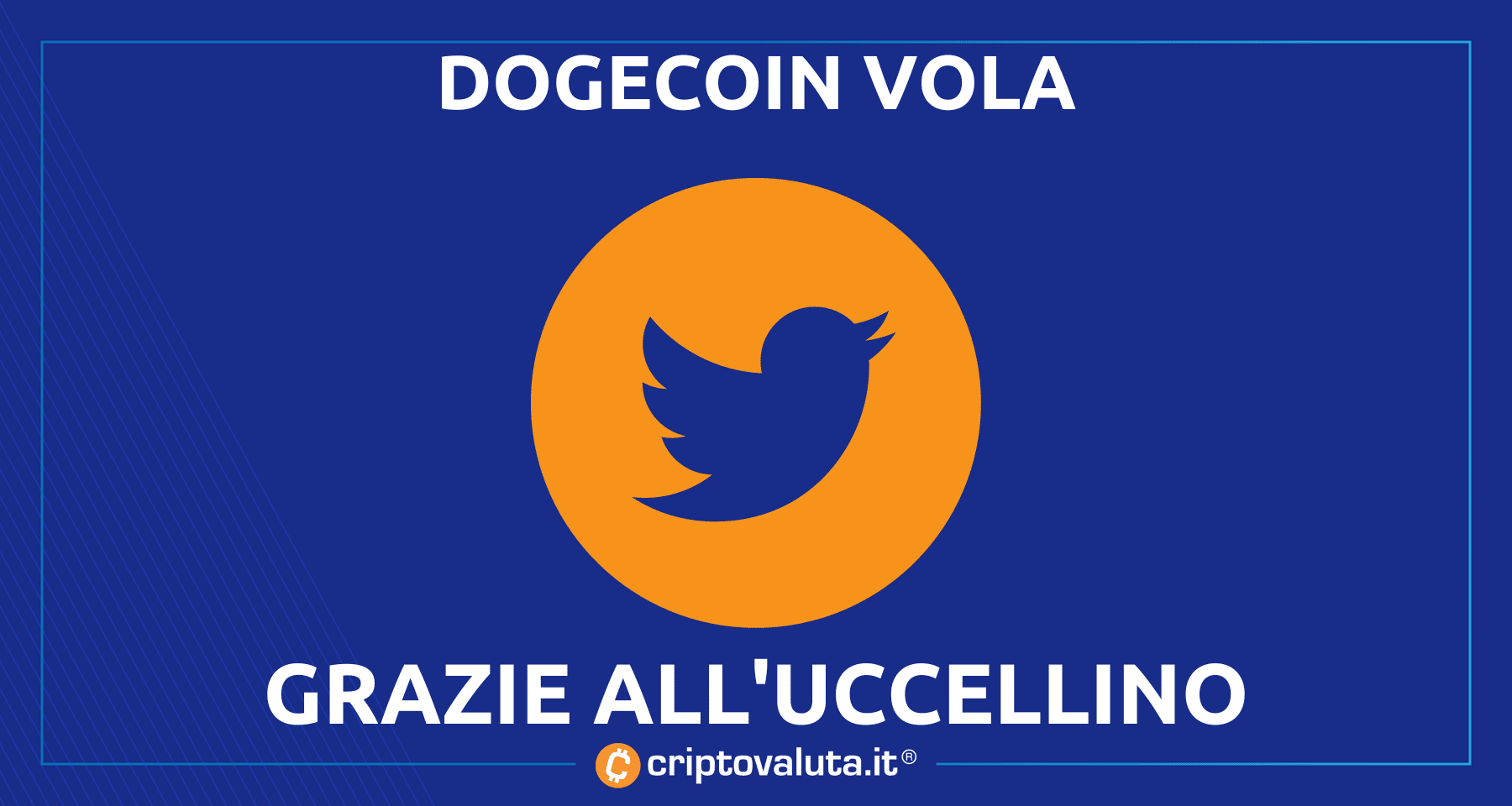 Elon Musk compra Twitter! | Dogecoin vola a +45% – Dove arriverà?