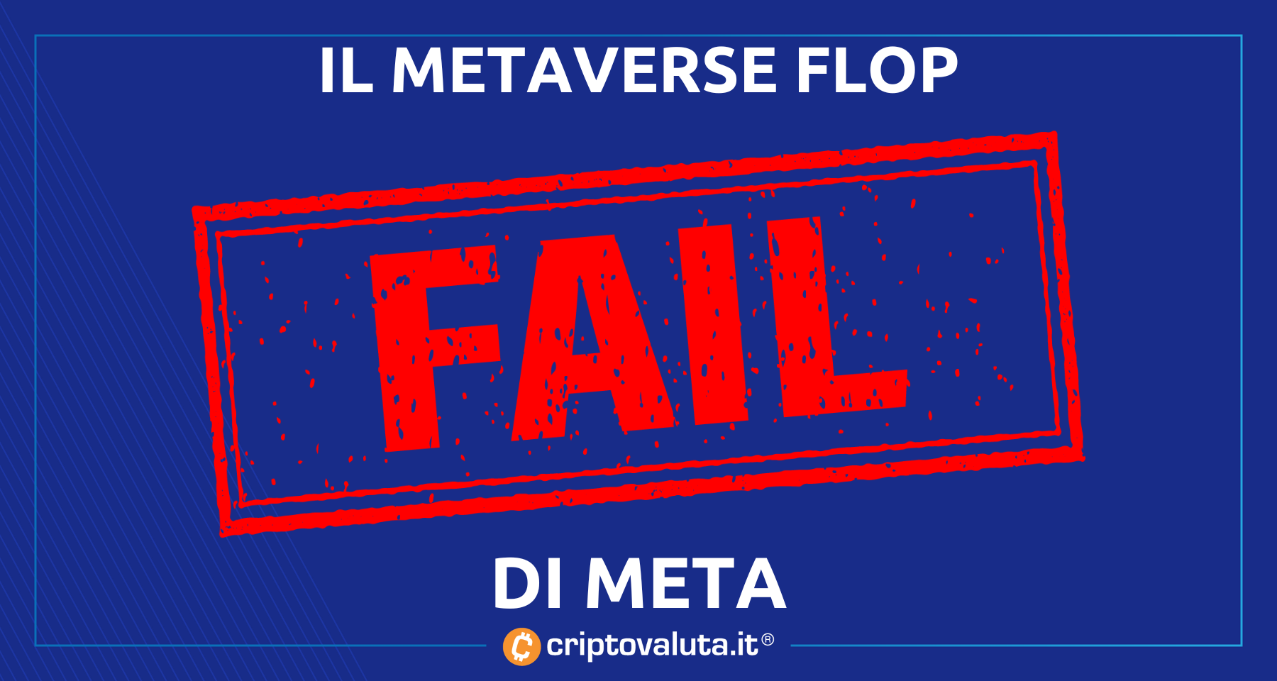 Il metaverse di Meta / Facebook è un fallimento | Allarme nelle note interne