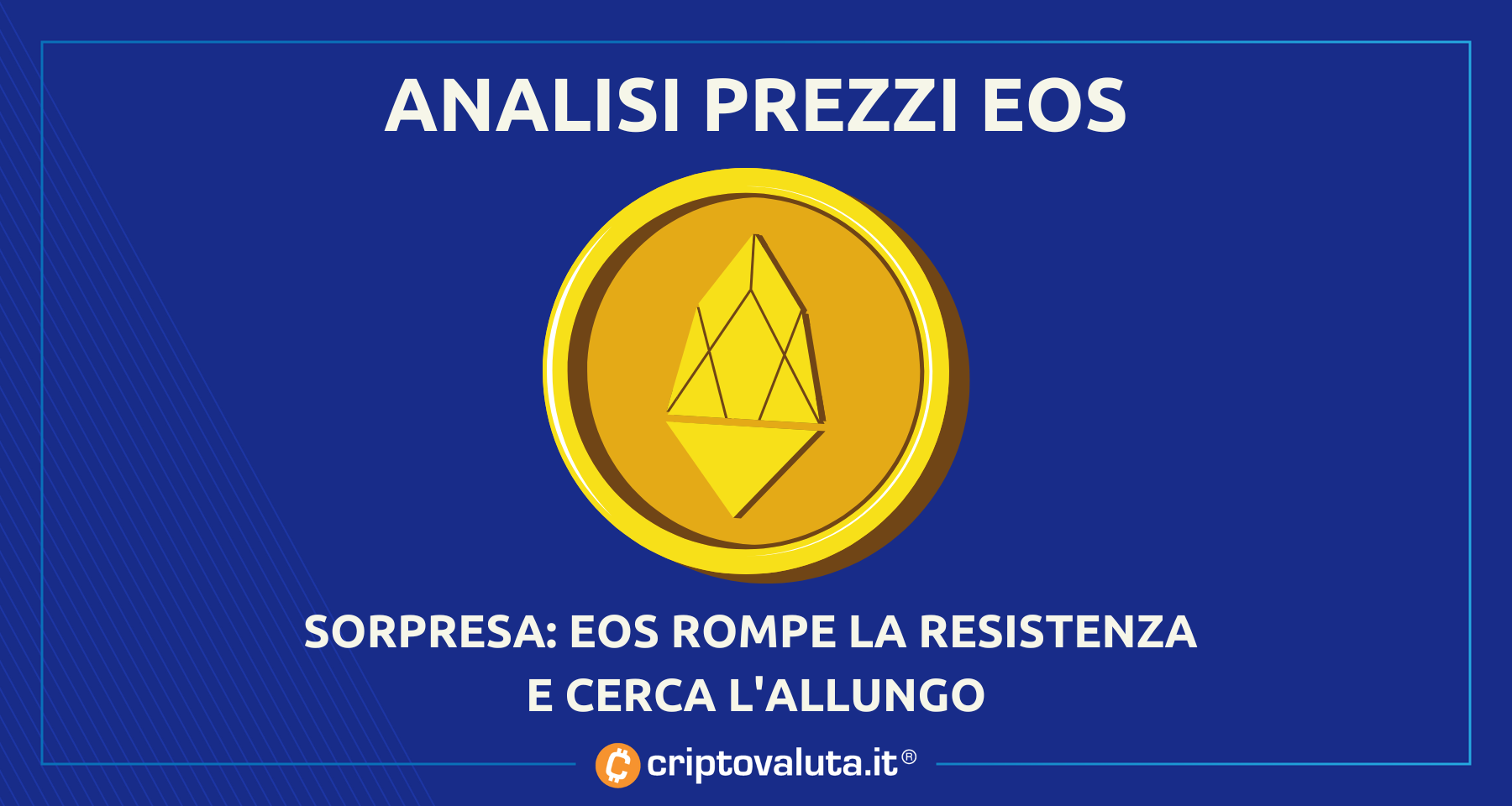 EOS, analisi prezzo | Obiettivo di breve a 1.34/35 $