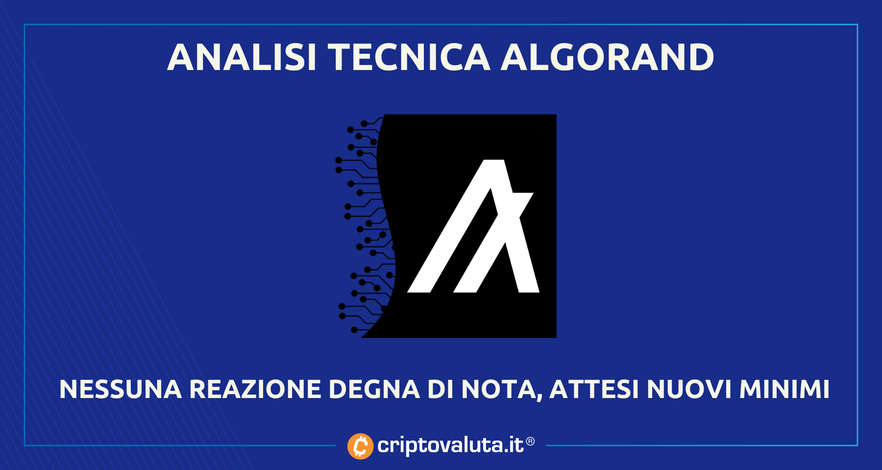 Analisi tecnica Algorand | Prezzi deboli, rischio minimi a $ 0.2200