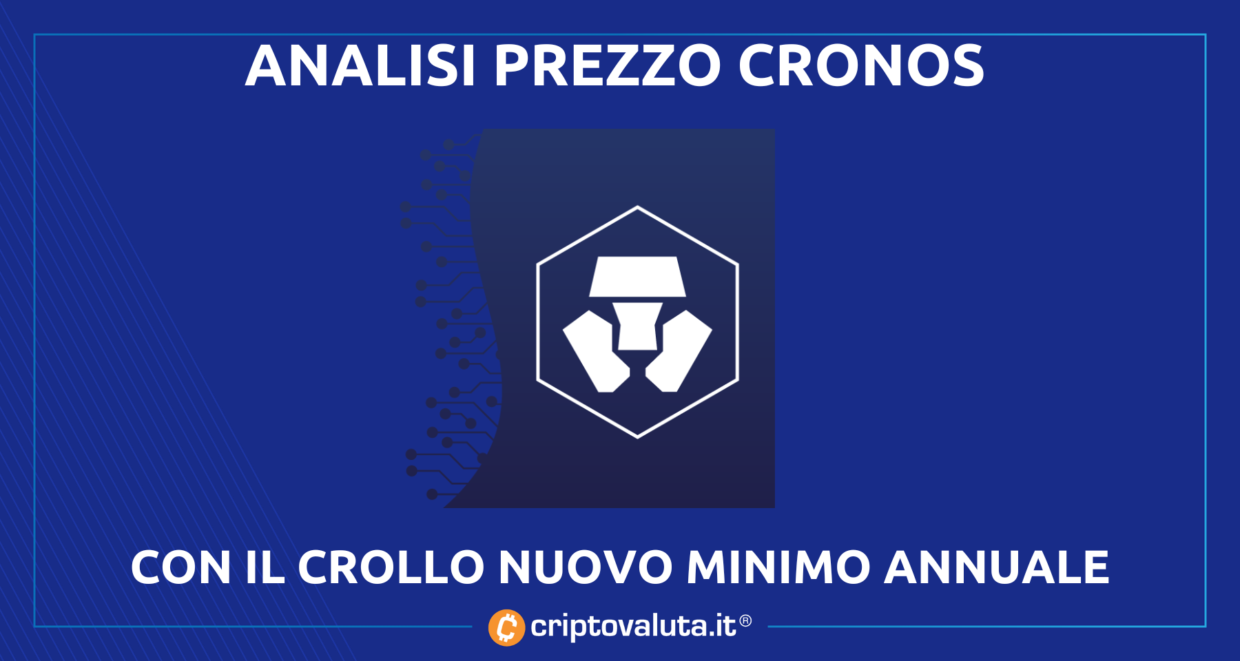 Analisi prezzo Cronos | CRO per ripartire deve andare sopra 0.920$